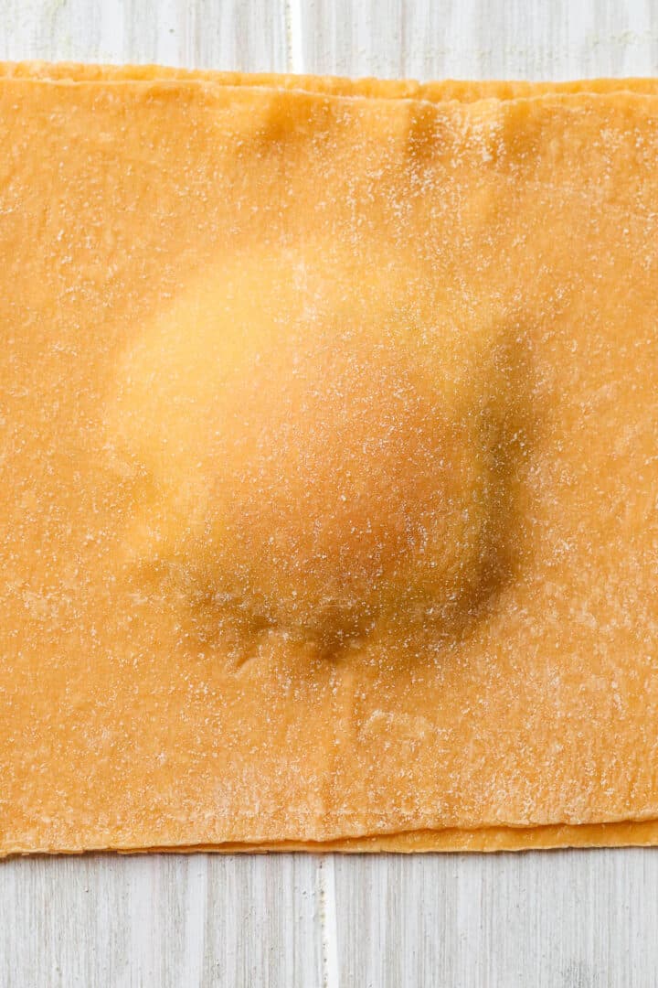 Raviolo al Uovo (Egg Yolk Ravioli) - Legally Healthy Blonde