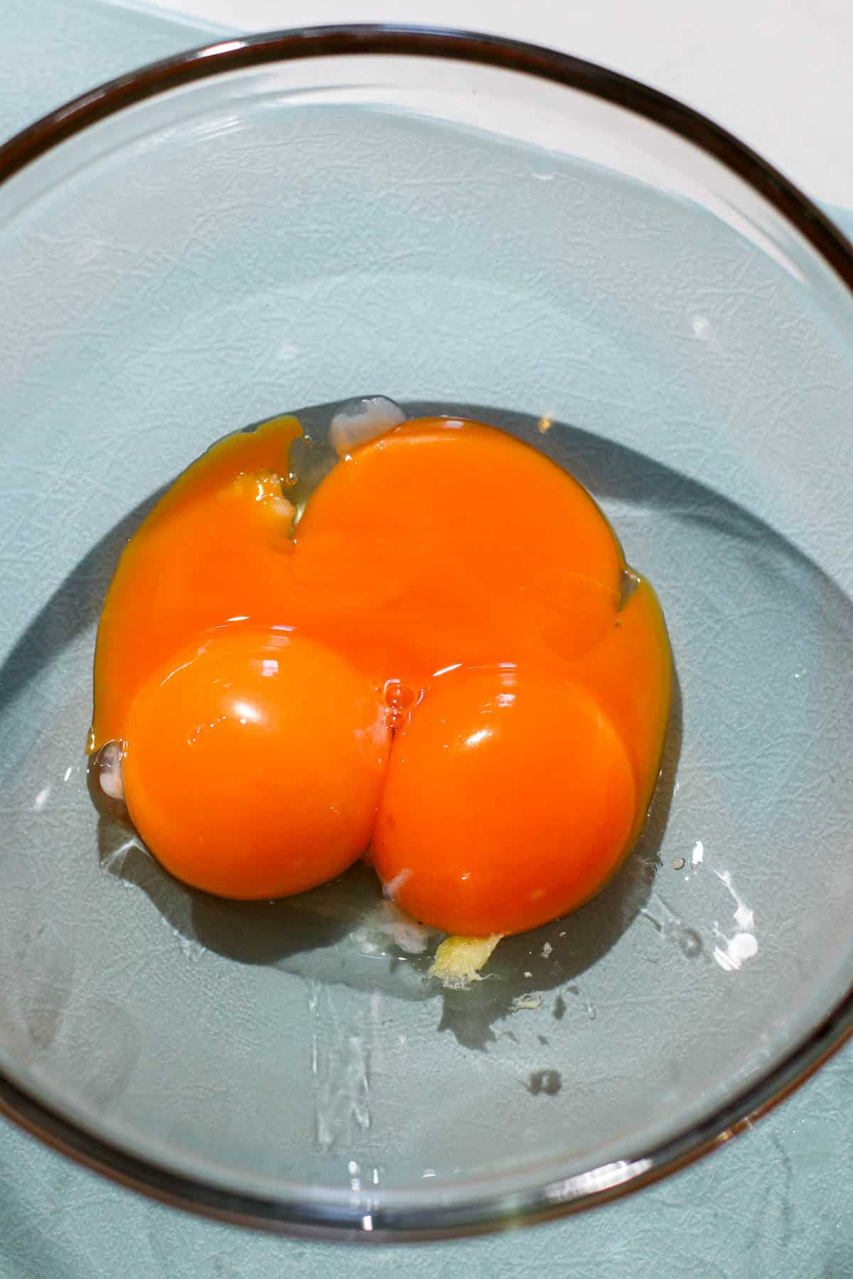 yolks in a bowl.