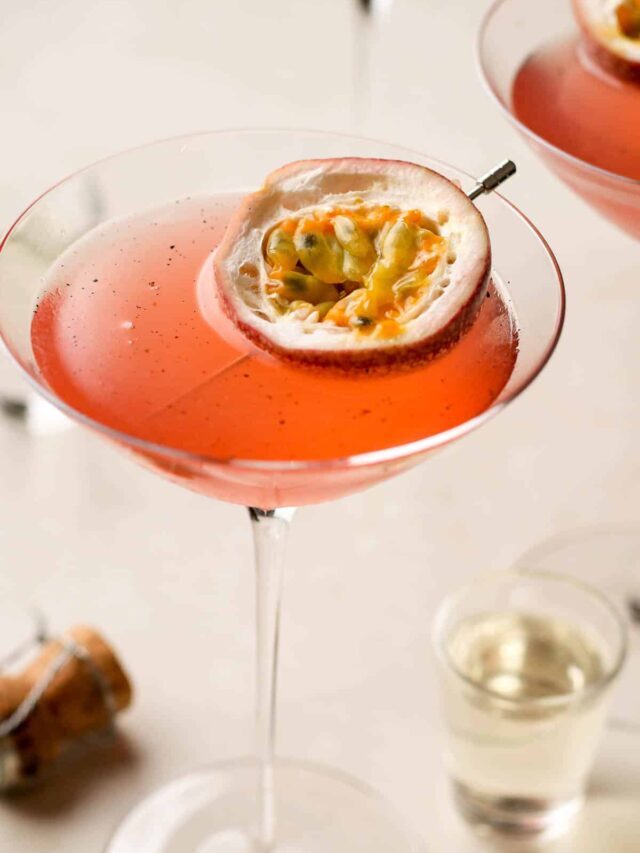 Pornstar Martini with Gin